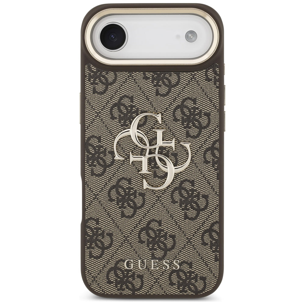 Husa de protectie Guess Hardcase Big 4G Classic Logo (GUHCP17M4GMGCBR) compatibil cu iPhone 17 Air, Maro