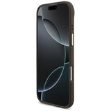 Husa de protectie Guess Hardcase Big 4G Classic Logo (GUHCP17M4GMGCBR) compatibil cu iPhone 17 Air, Maro