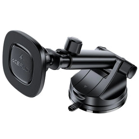 Suport Acefast with Wireless Charging (D47), for Dashboard, Magnetic Grip, Lock Clip, 15W, for 4.7-6.9" Phones, Negru