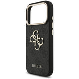 Husa de protectie Guess Hardcase Big 4G Logo Classic compatibil cu iPhone 17 Pro, Negru