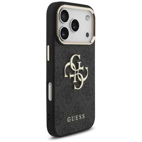 Husa de protectie Guess Hardcase Big 4G Logo Classic compatibil cu iPhone 17 Pro, Negru