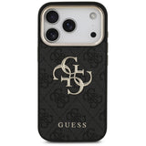 Husa de protectie Guess Hardcase Big 4G Logo Classic compatibil cu iPhone 17 Pro, Negru