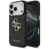 Husa de protectie Guess Hardcase Big 4G Logo Classic compatibil cu iPhone 17 Pro, Negru