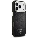 Husa de protectie Guess Glitter Series compatibil cu iPhone 17 Pro, Negru