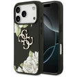 Husa de protectie Guess Hardcase 4G Grained Roses Big Logo (GUHCP17LPGROP4MK) compatibil cu iPhone 17 Pro, Negru