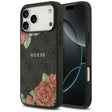 Husa de protectie Guess Hardcase 4G Flowers Print MagSafe (GUHMP17LP4ROPEMCK) compatibil cu iPhone 17 Pro, Negru