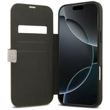 Husa de protectie Guess Book 4G Metal Logo compatibil cu iPhone 17 Pro Max, Roz