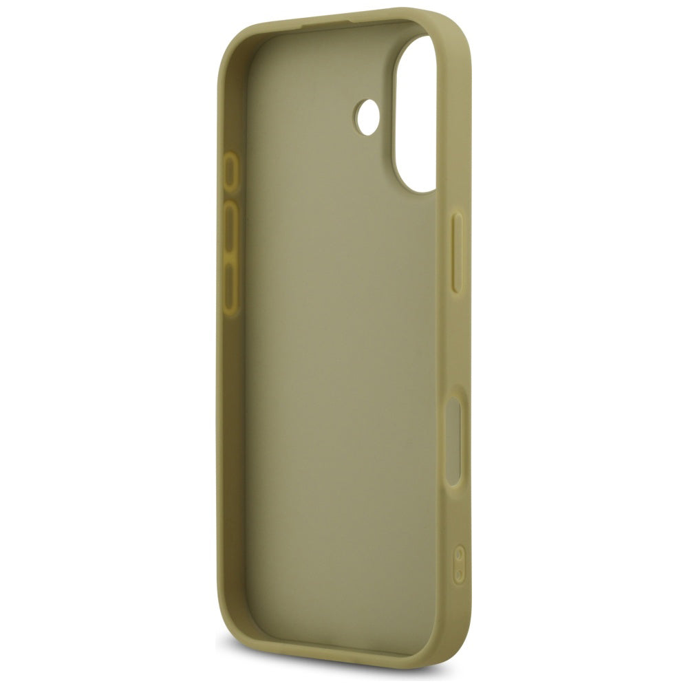 Husa de protectie Guess Fixed Glitter Big 4G (GUHCP17SHG4SGD) compatibil cu iPhone 17, Auriu