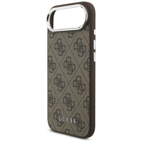 Husa de protectie Guess Hardcase 4G Classic Logo MagSafe (GUHMP17MP4GSSMCW) compatibil cu iPhone 17 Air, Maro