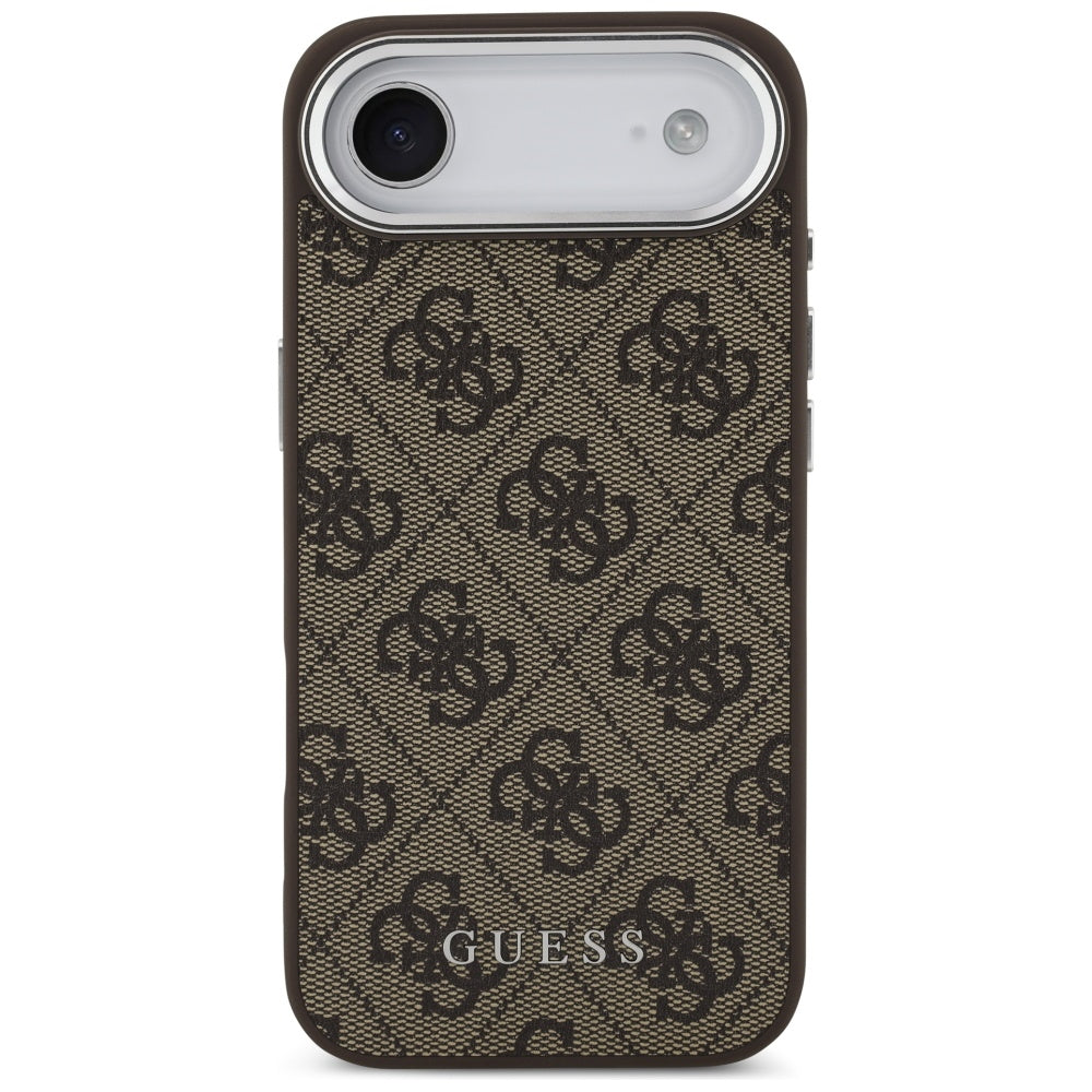 Husa de protectie Guess Hardcase 4G Classic Logo MagSafe (GUHMP17MP4GSSMCW) compatibil cu iPhone 17 Air, Maro