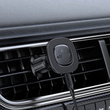 Suport Acefast with Wireless Charging (D46), for Air Vent, Magnetic Grip, Non-Slip, 15W, for 4.7 - , Negru