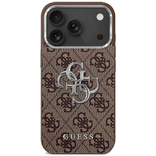 Husa de protectie Guess Hardcase Big 4G Classic Logo (GUHCP17SP4G4SMCW) compatibil cu iPhone 17, Maro