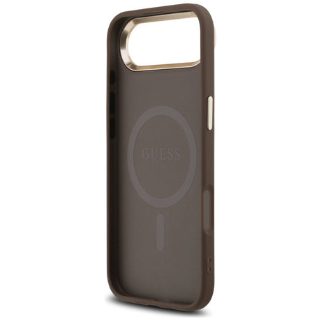 Husa de protectie Guess Hardcase 4G Triangle Logo (GUHMP17MP4GTDGMW) compatibil cu iPhone 17 Air, Maro