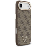 Husa de protectie Guess Hardcase 4G Triangle Logo (GUHMP17MP4GTDGMW) compatibil cu iPhone 17 Air, Maro