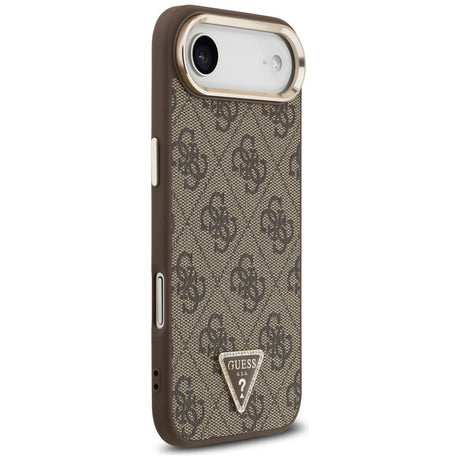 Husa de protectie Guess Hardcase 4G Triangle Logo (GUHMP17MP4GTDGMW) compatibil cu iPhone 17 Air, Maro