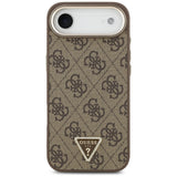 Husa de protectie Guess Hardcase 4G Triangle Logo (GUHMP17MP4GTDGMW) compatibil cu iPhone 17 Air, Maro