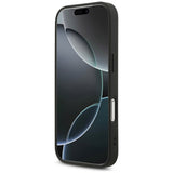 Husa de protectie Guess Fixed Glitter Big 4G (GUHCP17LHG4SGK) compatibil cu iPhone 17 Pro, Negru