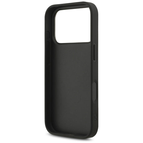 Husa de protectie Guess Fixed Glitter Big 4G (GUHCP17LHG4SGK) compatibil cu iPhone 17 Pro, Negru
