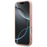 Husa de protectie Guess Fixed Glitter Big 4G (GUHCP17LHG4SGP) compatibil cu iPhone 17 Pro, Roz