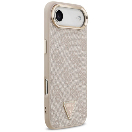 Husa de protectie Guess Hardcase 4G Triangle Logo MagSafe (GUHMP17MP4GTDGMP) compatibil cu iPhone 17 Air, Roz