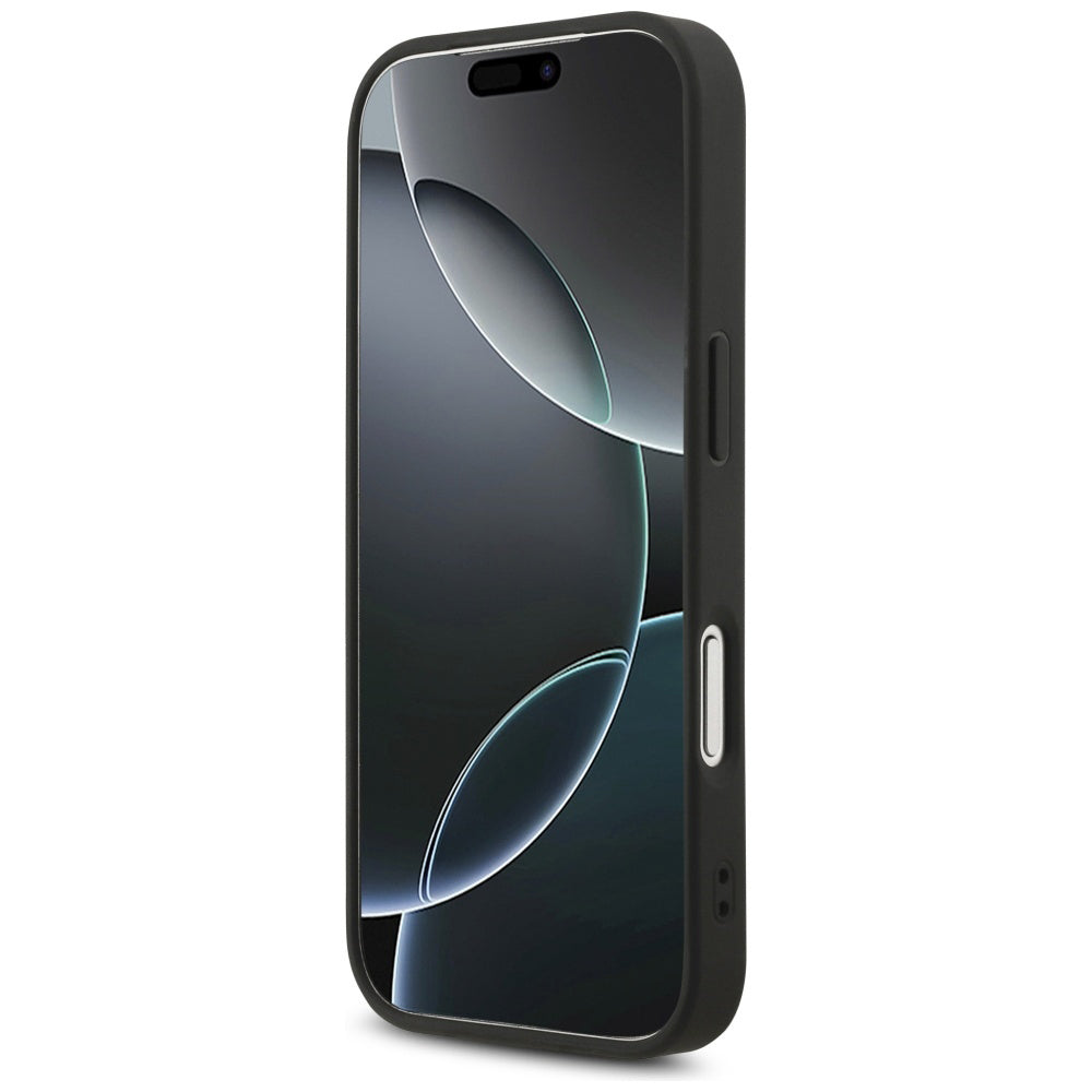 Husa de protectie Guess Fixed Glitter Big 4G (GUHCP17XHG4SGK) compatibil cu iPhone 17 Pro Max, Negru
