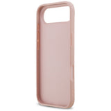 Husa de protectie Guess Fixed Glitter Big 4G (GUHCP17MHG4SGP) compatibil cu iPhone 17 Air, Roz