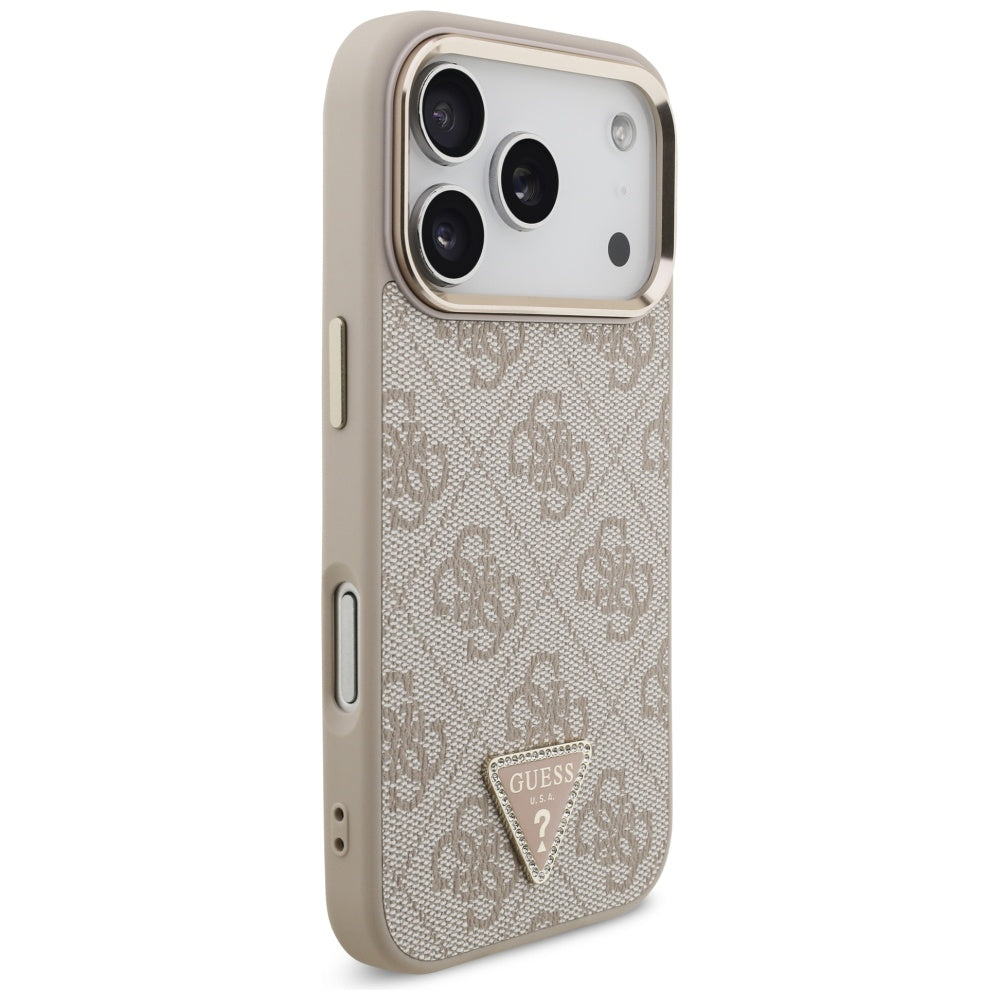 Husa de protectie Guess Hardcase 4G compatibil cu iPhone 17 Pro, Roz