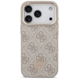 Husa de protectie Guess Hardcase 4G compatibil cu iPhone 17 Pro, Roz