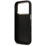 Husa de protectie Guess Hardcase 4G Triangle Logo MagSafe (GUHMP17XP4GTDGMK) compatibil cu iPhone 17 Pro Max, Negru