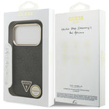 Husa de protectie Guess Hardcase 4G Triangle Logo MagSafe (GUHMP17LP4GTDGMK) compatibil cu iPhone 17 Pro, Negru
