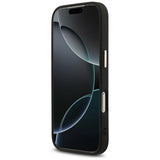 Husa de protectie Guess Hardcase 4G Triangle Logo MagSafe (GUHMP17LP4GTDGMK) compatibil cu iPhone 17 Pro, Negru