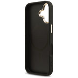Husa de protectie Guess Hardcase 4G Triangle Logo MagSafe (GUHMP17SP4GTDGMK) compatibil cu iPhone 17, Negru