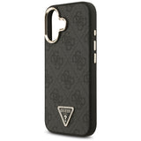 Husa de protectie Guess Hardcase 4G Triangle Logo MagSafe (GUHMP17SP4GTDGMK) compatibil cu iPhone 17, Negru