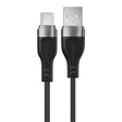 Cablu Acefast (C11-04), Magnetic Winding, Fast Charging, USB to Type-C, 3A, Adjustable Lenght, 1.2m, Negru