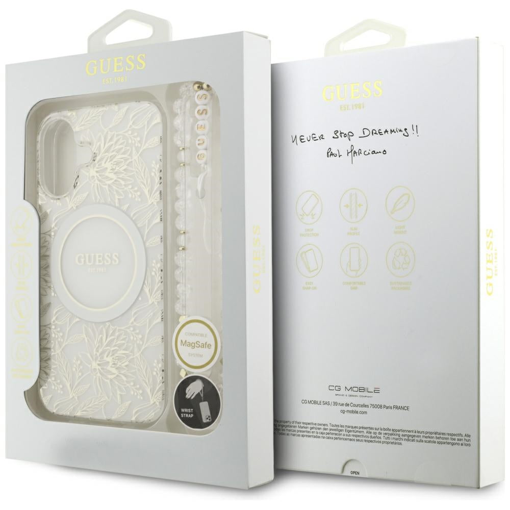 Husa de protectie Guess compatibil cu iPhone 17, Alb