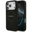 Husa de protectie Guess Saffiano Classic Logo MagSafe (GUHMP17XPSAHMCK) compatibil cu iPhone 17 Pro Max, Negru