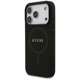 Husa de protectie Guess Saffiano Classic Logo MagSafe (GUHMP17XPSAHMCK) compatibil cu iPhone 17 Pro Max, Negru