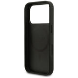 Husa de protectie Guess Saffiano Classic Logo MagSafe (GUHMP17XPSAHMCK) compatibil cu iPhone 17 Pro Max, Negru