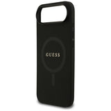 Husa de protectie Guess Saffiano Classic Logo MagSafe (GUHMP17MPSAHMCK) compatibil cu iPhone 17 Air, Negru