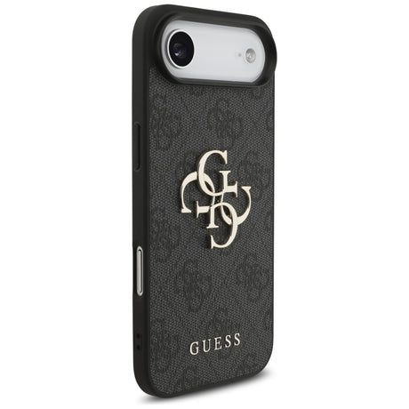 Husa de protectie Guess Hardcase 4G Classic Logo with Strap (GUHCP17MP4GMGSK) compatibil cu iPhone 17 Air, Negru