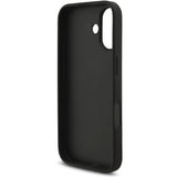 Husa de protectie Guess Hardcase 4G Classic Logo with Strap (GUHCP17SP4GMGSK) compatibil cu iPhone 17, Negru