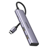 Hub Ugreen CM473 (15395), Type-C / USB, 5Gbps, Gri