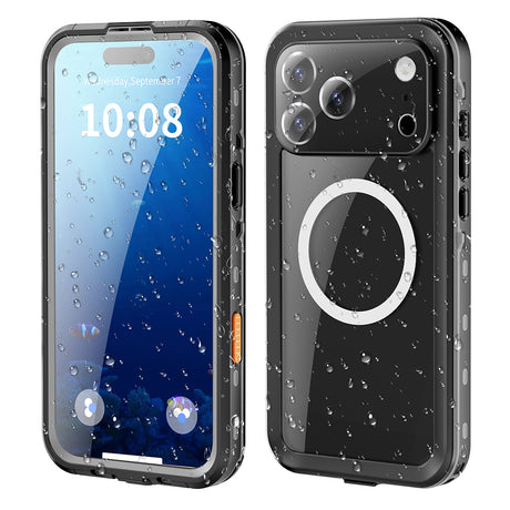 Husa de protectie ShellBox Waterproof IP68 compatibil cu iPhone 17 Pro Max, Negru