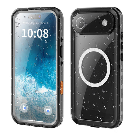 Husa de protectie ShellBox Waterproof IP68 compatibil cu iPhone 17 Air, Negru