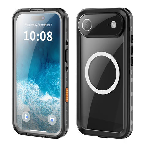 Husa de protectie ShellBox Waterproof IP68 compatibil cu iPhone 17 Air, Negru