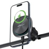 Suport Acefast with Wireless Charging (D41), for Air Vent, Magnetic Grip, USB-C, 15W, for 4.7 - , Argintiu