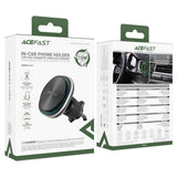 Suport Acefast with Wireless Charging (D41), for Air Vent, Magnetic Grip, USB-C, 15W, for 4.7 - , Argintiu