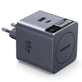 Incarcator Ugreen X614 (65822), USB, 2x Type-C, GaN, Fast Charger, 45W, Gri Spatial