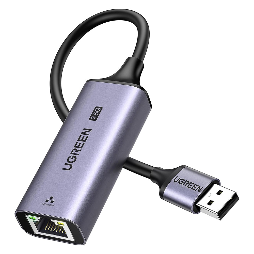 Adaptor Ugreen USB la RJ45 CM648 (25051), 2.5G, Gri