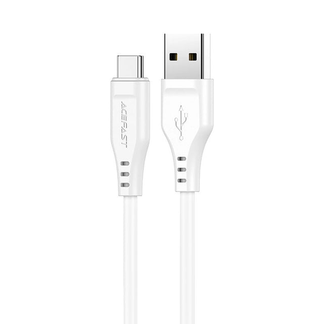 Cablu Acefast (C3-03), USB to Type-C, 60W, 3A, Fast Charging, 1.2m, Alb